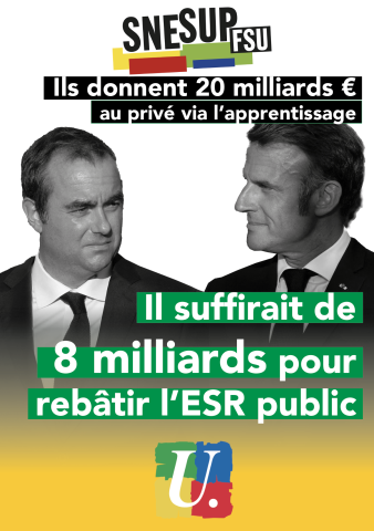 8 Md€ pour l’ESR public