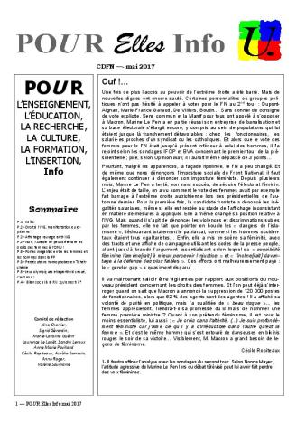 Pour Elles - Mai 2017