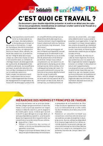 Loi Travail : et après, "C'est quoi ce travail ?"