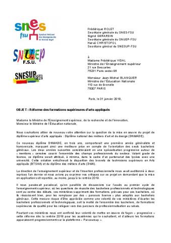 DNMADE: Réforme des formations supérieures d’arts appliqués