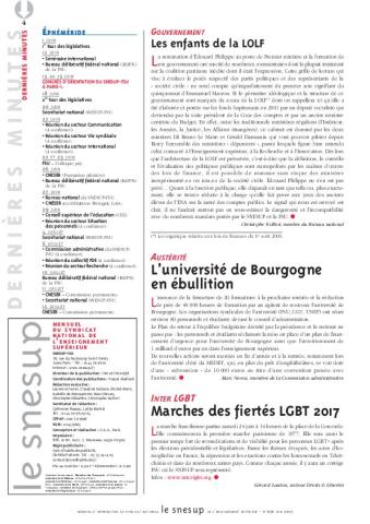 ACTUALITE PAGE 4 /N° 656 JUIN 2017