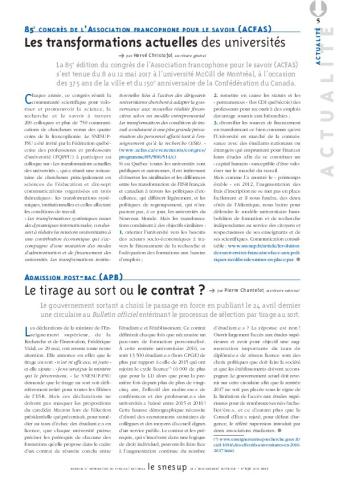 ACTUALITE PAGE 5/N° 656 JUIN 2017