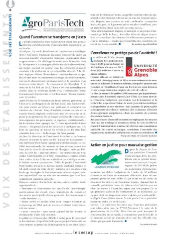 VOIX DES ETABLISSEMENT/N° 656 JUIN 2017