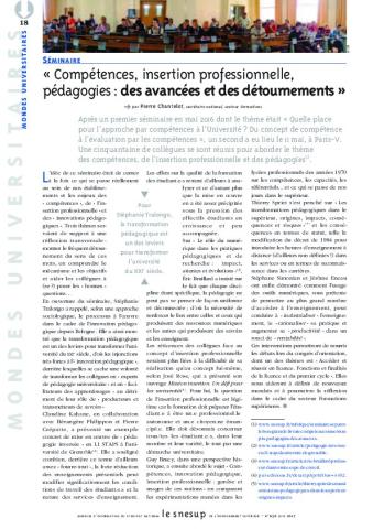 Retour sur le déroulé du séminaire « Séparer le bon grain de l'ivraie »