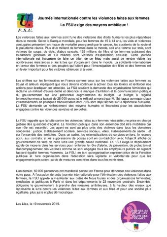 Le samedi 23  novembre manifestons  contre les violences faites aux femmes !