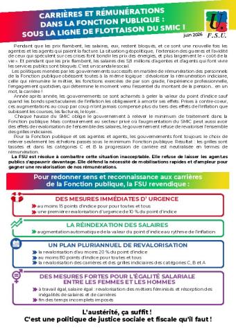 Salaires : le document qui décrypte l’urgence