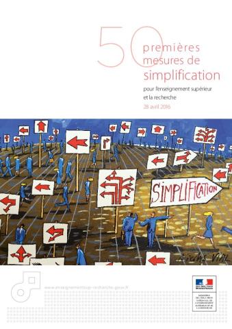 50 mesures de simplifications de l'ESR