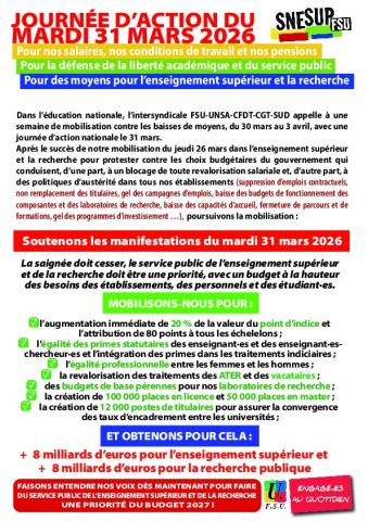 Journée d'action nationale du 31 mars