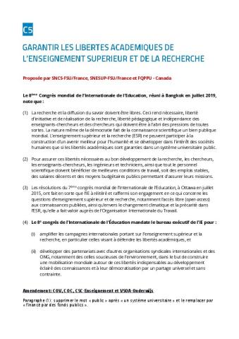 8e congrès de l’Internationale de l’éducation