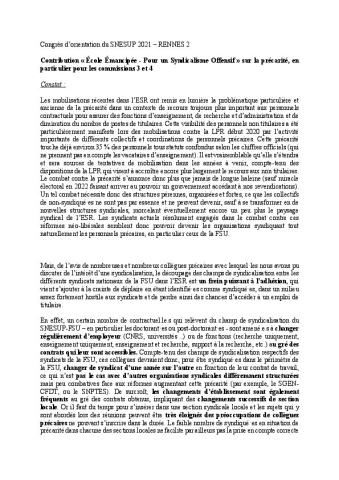 Contribution EE - thème 3 et 4