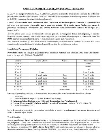 CAPN avancement d'échelon des agrégé.e.s 2017
