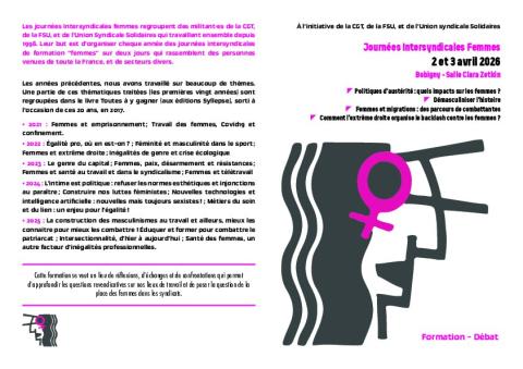 Intersyndicales femmes 2026 - Programme