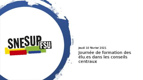 Formation syndicale des élus dans les conseil du mercredi 10 février 2021