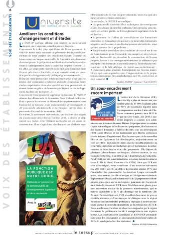 VOIX DES ETABLISSEMENTS/N° 655 MAI 2017