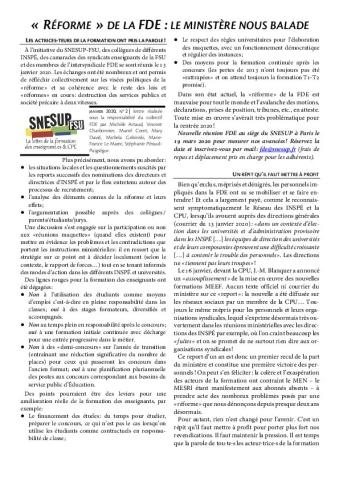 DES VOEUX POUR LA FDE - La Lettre FDE n° 2, janvier 2020 