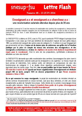 Enseignant.e.s et enseignant.e.s-chercheur.e.s :   une revalorisation salariale attendue depuis plus de 30 ans