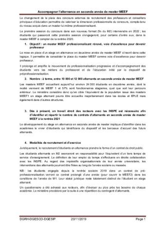 Annonces du 20 novembre 2019 sur la formation des enseignants : documents et analyses