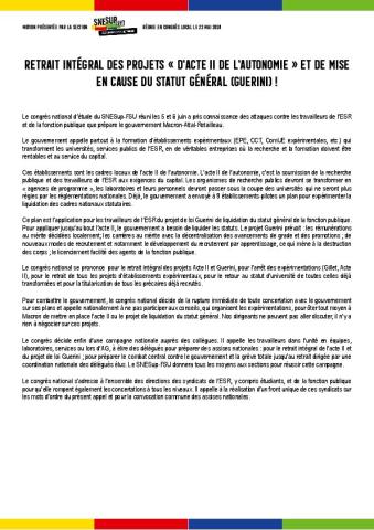 Retrait intégral des projets "d'acte 2 de l'autonomie" et de mise en cause du statut général (Guérini) ! 