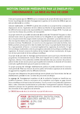 Ordonnance : la mise au pas de l’enseignement supérieur et de la recherche