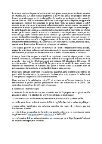 IEP de Lyon : Motion contre la LPPR votée par le conseil d'administration le 26 juin 2020