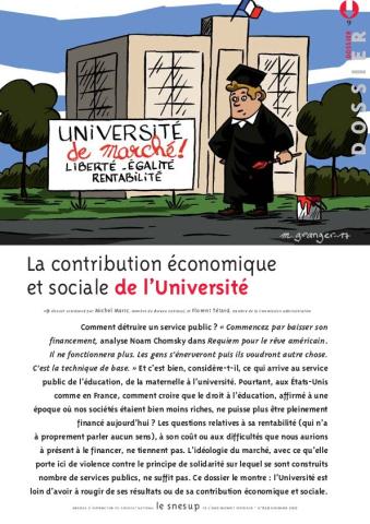 La contribution économique et sociale de l’Université