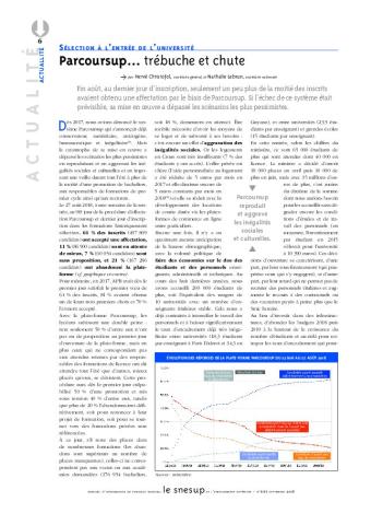 Sélection à l'université : Parcoursup… trébuche et chute - Par Hervé Christofol et Nathalie Lebrun