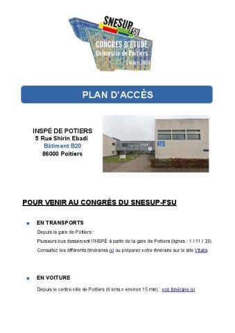 Venir au congrès