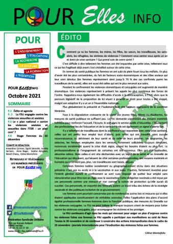 Pour Elles Info - Octobre 2021