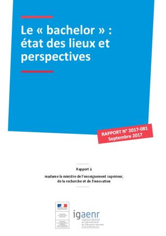 Le « bachelor » : état des lieux et perspectives