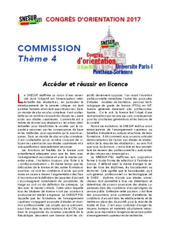 Rapport commission thème 4