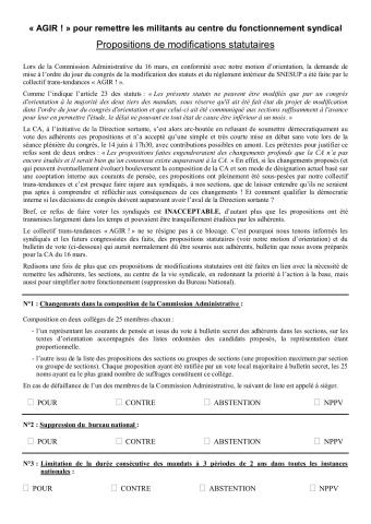 "AGIR!" pour remettre les militants au centre du fonctionnement syndical