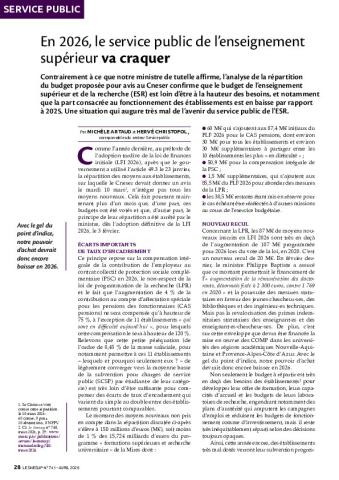 En 2026, le service public de l’enseignement supérieur va craquer