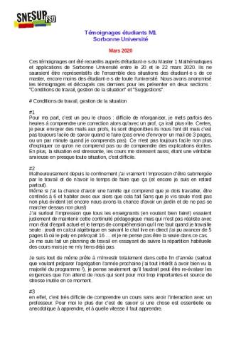 Fiche A : Adaptation du travail pédagogique