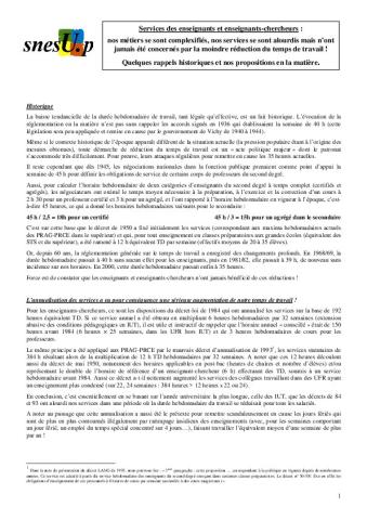 Services : nos métiers se sont complexifiés, nos services se sont alourdis mais n’ont jamais été concernés par la moindre réduction du temps de travail !