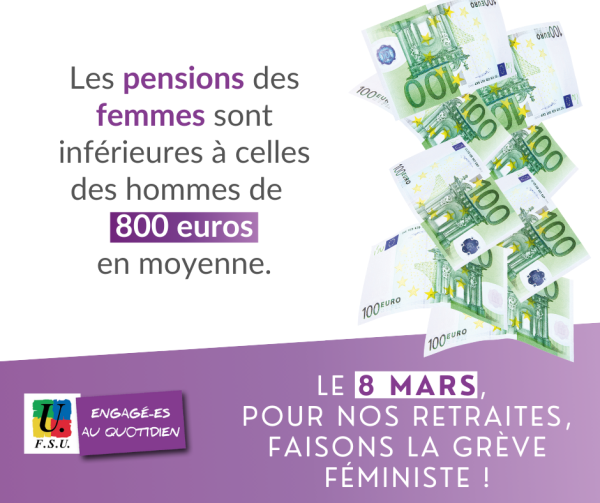 les pensions des femmes