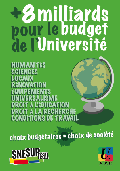 Affiche Budget2026 verte