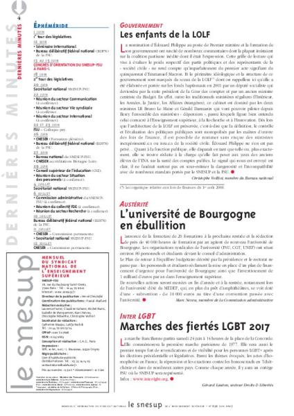 ACTUALITE PAGE 4 /N° 656 JUIN 2017