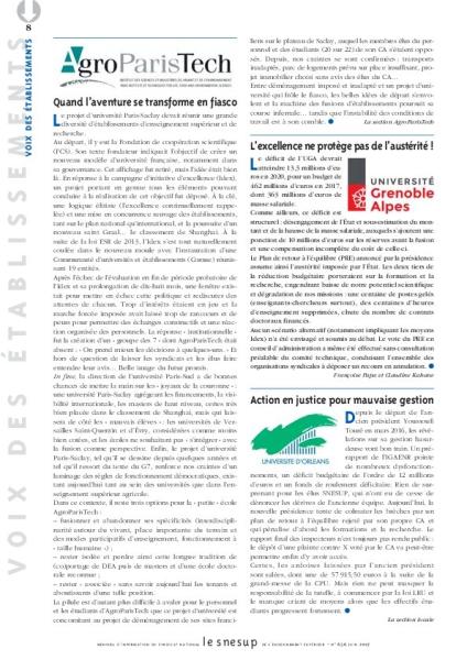 VOIX DES ETABLISSEMENT/N° 656 JUIN 2017