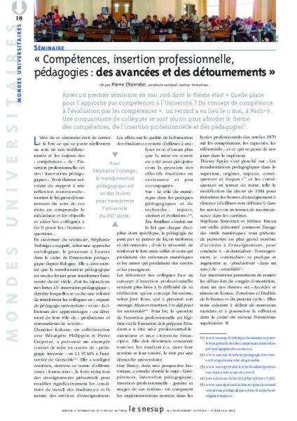 Retour sur le déroulé du séminaire « Séparer le bon grain de l'ivraie »