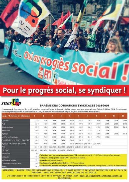 Pour le progrès social, se syndiquer ! - N° 644 AVRIL 2016