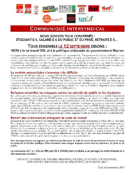 Agenda de rentrée - Lettre flash n° 19