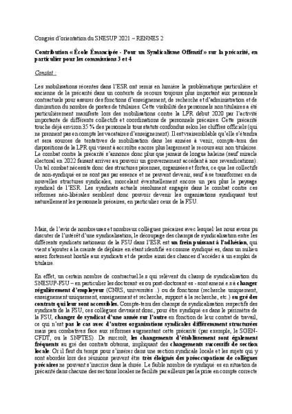 Contribution EE - thème 3 et 4