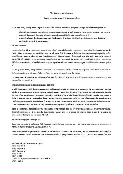 Elections européennes