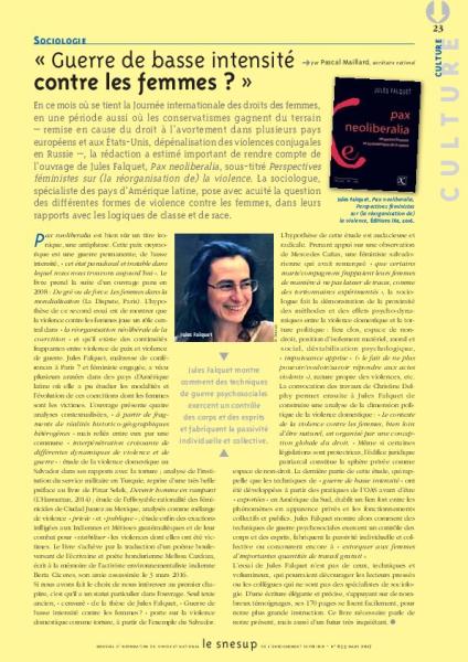 "Guerre de basse intensité contre les femmes ?"