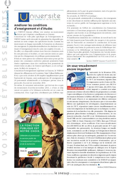 VOIX DES ETABLISSEMENTS/N° 655 MAI 2017