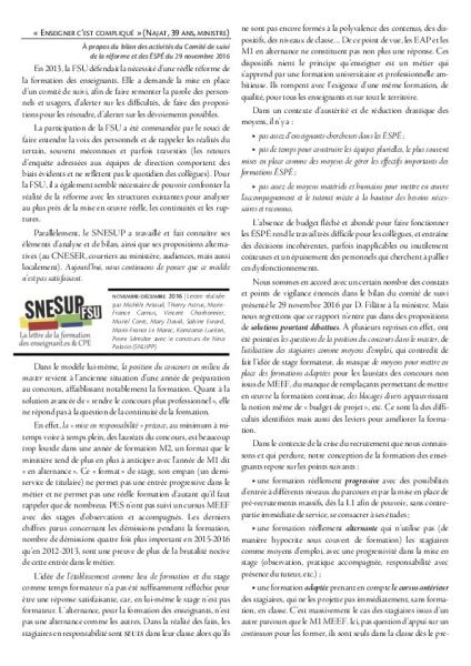Lettre FDE, nov-déc 2016