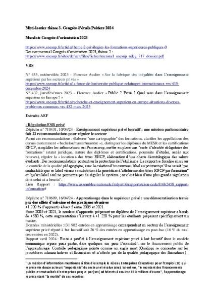 mini dossier thème 3