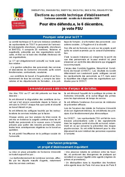 Elections professionnelles à Sorbonne université