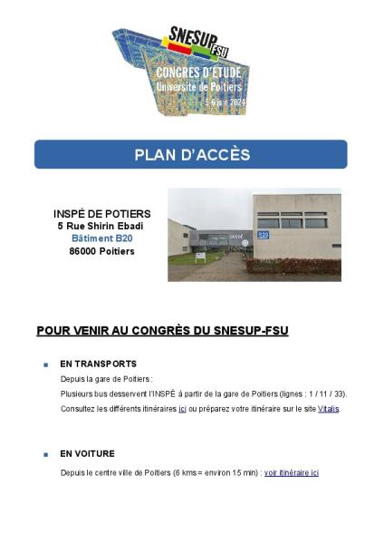 Venir au congrès
