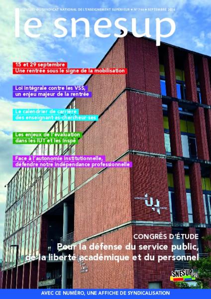Mensuel n° 744, septembre 2026